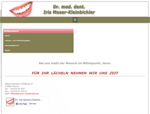 Tablet Screenshot of moser-kleinbichler.at